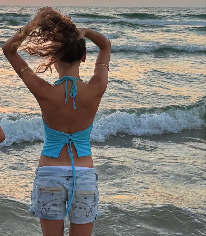 ALOHA BLUE TOP
