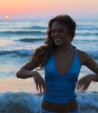 ALOHA BLUE TOP
