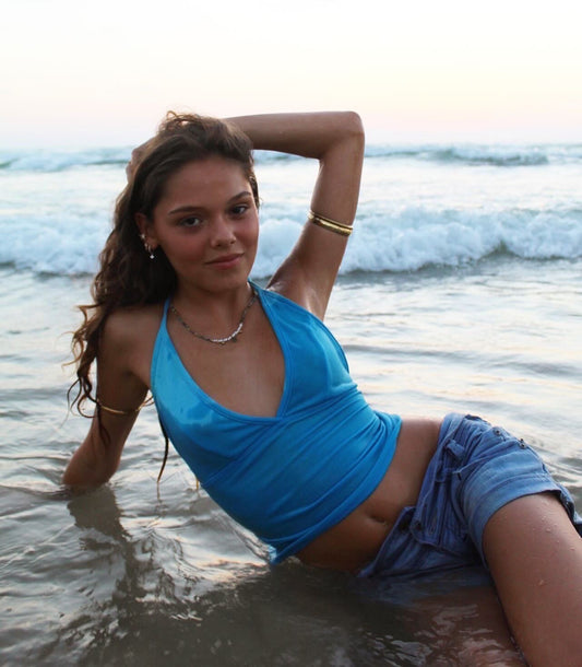 ALOHA BLUE TOP