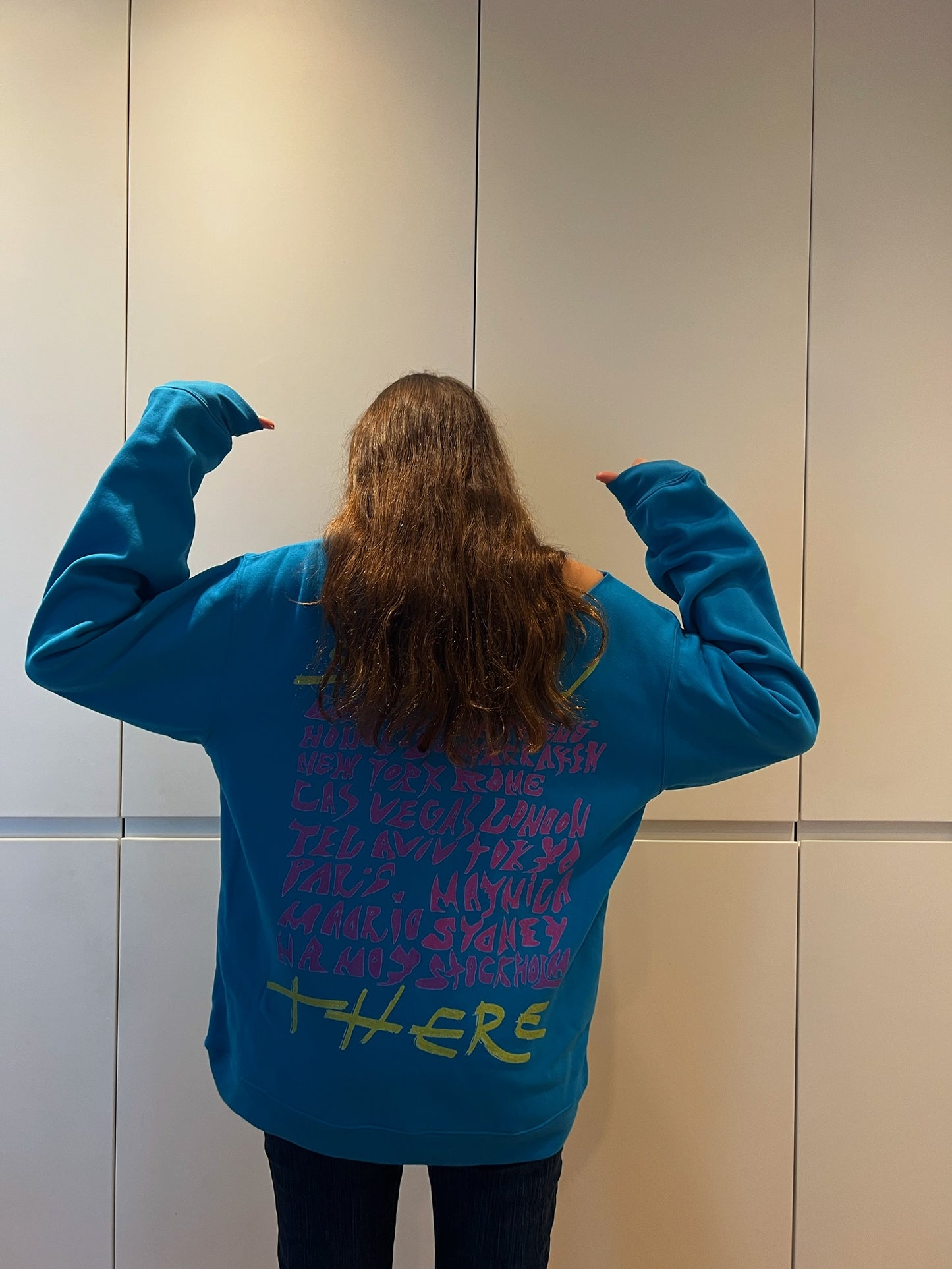 I love my mom blue sweatshirt