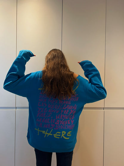 I love my mom blue sweatshirt