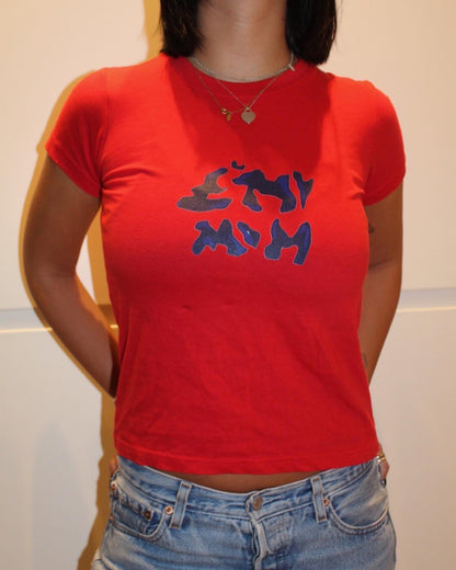 I love my mom red top