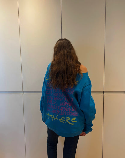 I love my mom blue sweatshirt