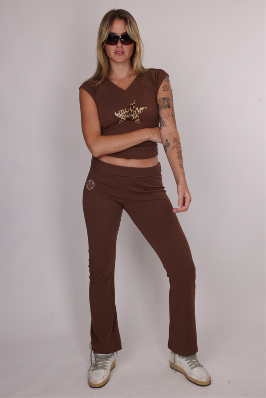 BON YOGA BROWN PANTS