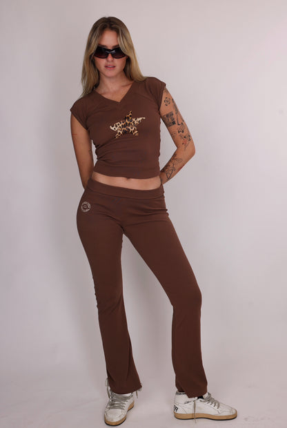 BON YOGA BROWN PANTS